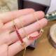 Natural pigeon blood-red ruby ​​bracelet chain pendant