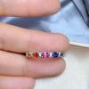 Natural Colorful Lanbao Donut Two-Wear Ring Pendant