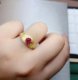 925 silver ruby Buccellati natural colored gem