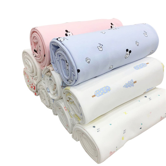 a类儿童棉布 卡通针织面料纯棉宝宝婴儿睡衣柔软床品布料亲肤磨毛