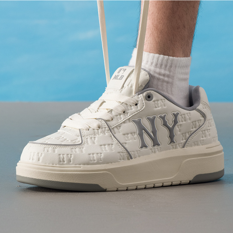 国内现货MLB鞋男女25新款NY复古老花厚底增高运动休闲鞋3ASXE035N,淘宝优惠券,粉丝福利购,淘宝优惠卷