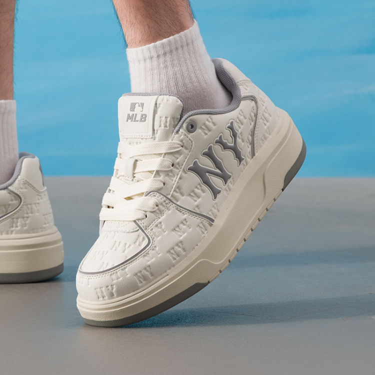国内现货MLB鞋男女25新款NY复古老花厚底增高运动休闲鞋3ASXE035N,淘宝优惠券,粉丝福利购,淘宝优惠卷
