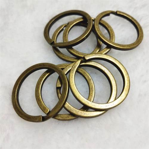 28/30/32mm复古配件 30mm古铜色钥匙扣圈35mm 环 81111扁圈外径 - 图2