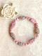 Dragon Ball pure natural rhodonite handmade bracelet
