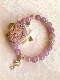 Sailor Moon Purple Pink Rhodonite Purple Horse Pink Bracelet