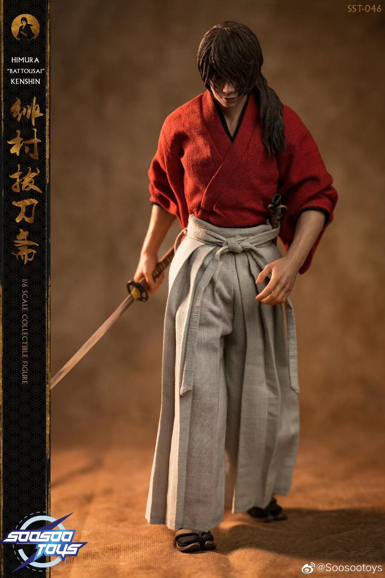 Soosootoys 1/6浪客剑心绯村剑心可动人偶 SST-046现货-图1