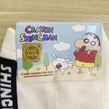 New Korean ນໍາເຂົ້າ Dongdaemun socks crayon Shinnie cartoons sweet socks ladies socks