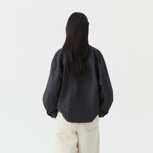 播26夏新品长袖衬衫女假两件休闲风宽松上衣DDT2CD5633 - 图3