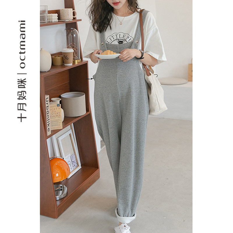 【新品】十月妈咪孕妇裤春季背带裤子 十月妈咪孕妇背带裤