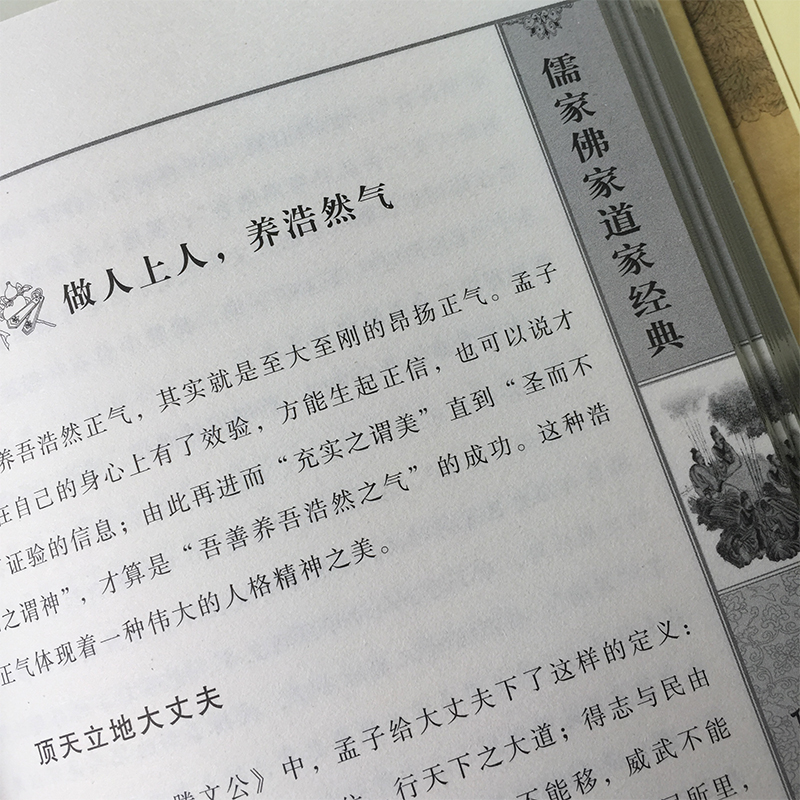 儒家.佛家.道家经典 16开全四卷精装古代哲学丛书中国哲学书籍-图3