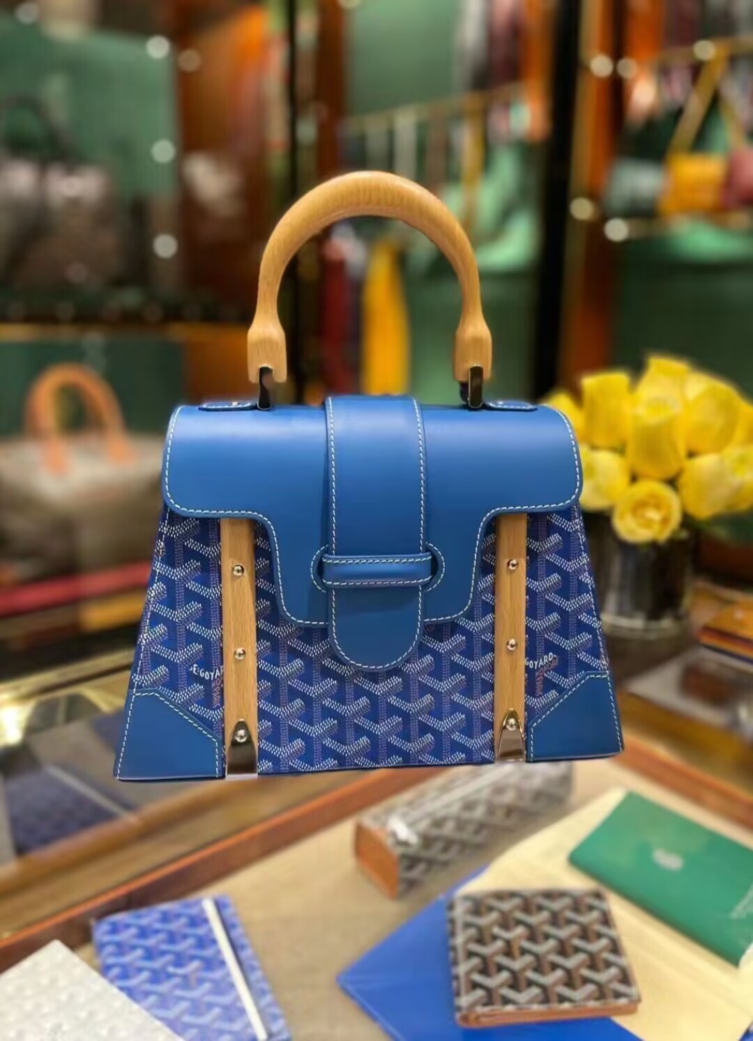 Goyard/戈雅女包Saigon小西贡包mini小方包手提单肩斜挎狗牙包包 - 图3