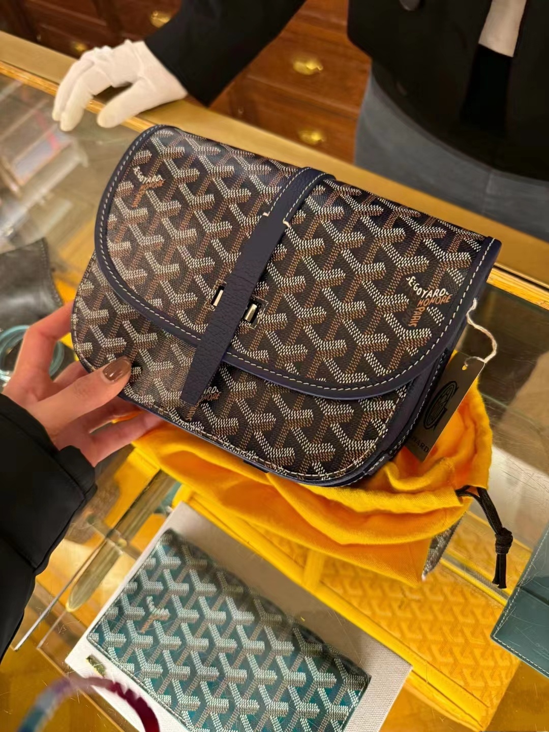 Goyard/戈雅女包Belvedere马鞍相机包邮差狗牙包相机单肩斜挎包包-图2