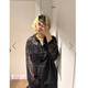 JS2026 ພາກຮຽນ spring ແລະ summer sheer lace flower cross strap hooded ເສື້ອ retro ຫຼຸດຜ່ອນອາຍຸ