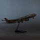 HNA aircraft model 330 passenger aircraft with wheels and lights