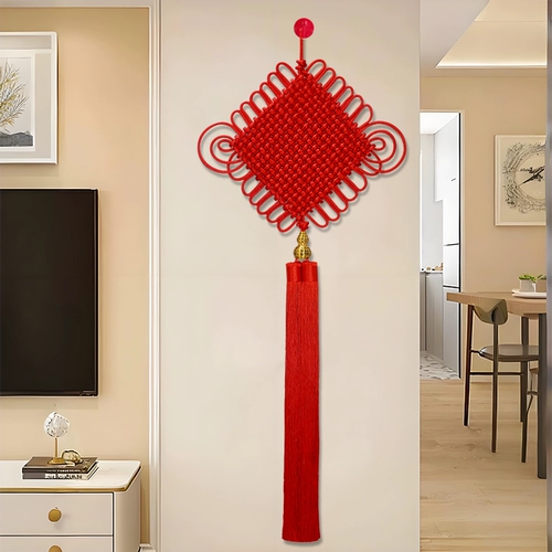 2025 новый китайский подвесной узел для таунхауса, элитной гостиной, украшения стены с большим телевизором, прихожей, переезда в новый дом