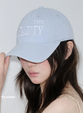 I'mBeauty字母刺绣棒球帽春夏