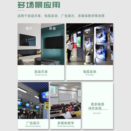 寅视Q3高清HDMI无线传输器国产麒麟统信系统投屏器150米免驱动 - 图1