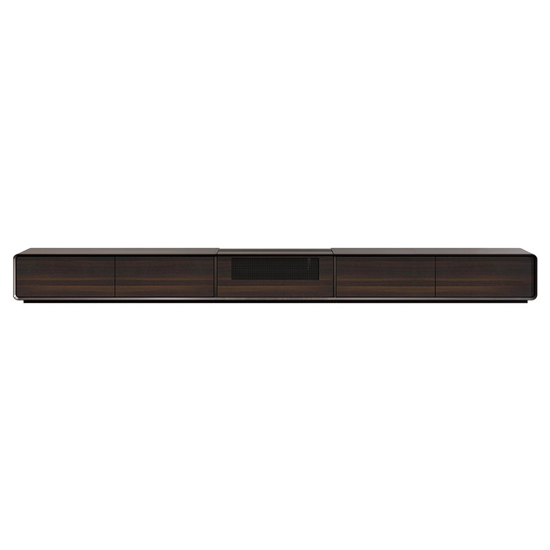 North American smoked oak home theater cabinet