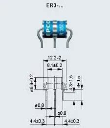 T33-A230X 3R/6* 8直插陶瓷放电管全新原装质量保证可直拍-图0