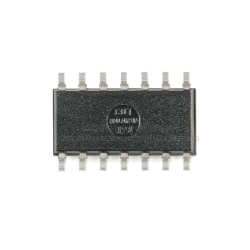 原装正品 SN74HCT14DR SOIC-14 六路施密特触发器反相器 逻辑芯片