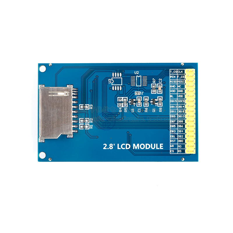 2.8寸TFT显示液晶屏模块 LCD彩屏触摸屏/分辨240*320/驱动ILI9341-图2
