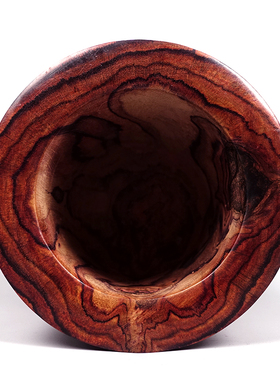 海南笔筒古董黄花梨海南