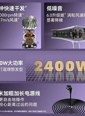 火之凤X1吹风机理发店家用无刷风筒专业发型师大风力大功率电吹风