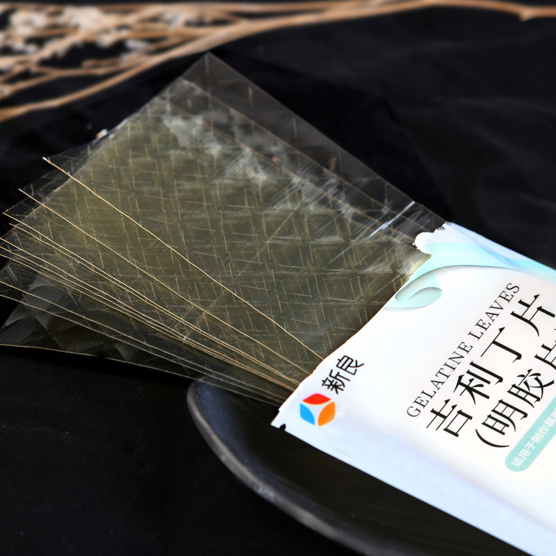 新良吉利丁片50g凝冻明胶片吉利丁片果冻布丁慕斯蛋糕制作原材料,淘宝优惠券,粉丝福利购,淘宝优惠卷