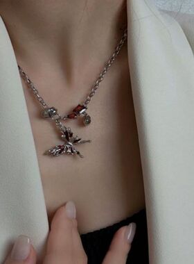 【GROWUP】生化液态蝴蝶项链