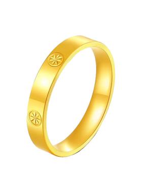 简约经典钻纹钛钢戒指女小众