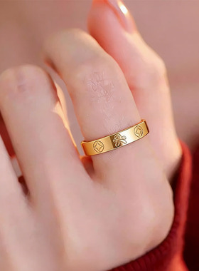 情侣款对戒小号百搭精致ring礼物