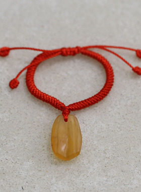 新生婴儿手链宝宝压惊鱼惊骨大红