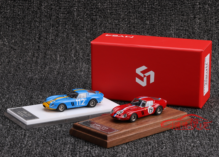 SCM现货MY64限量版1:64法拉力250GTO 1964勒芒赛车19#112汽车模型 - 图3