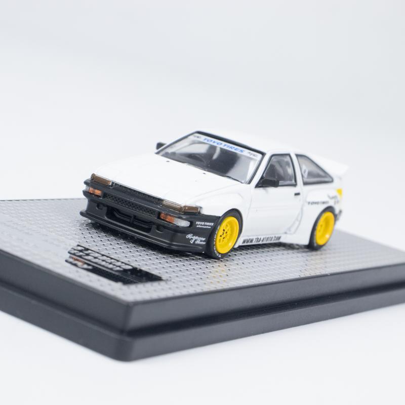 现货INNO 1:64丰田 COROLLA TRUENO AE86火箭兔PANDEM汽车模型-图3