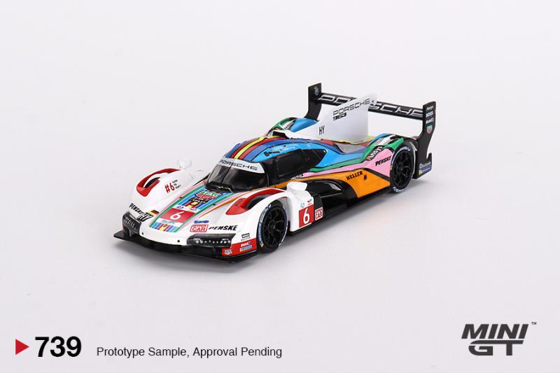 MINI GT 1:64保时捷963 Penske Motorsport三车套装LMS勒芒赛车模 - 图2