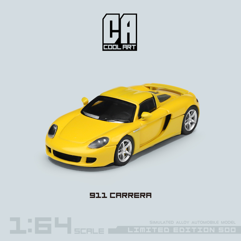 Cool ART 现货CA 1:64保时捷911 Carrera GT敞篷带顶CGT汽车模型 - 图0