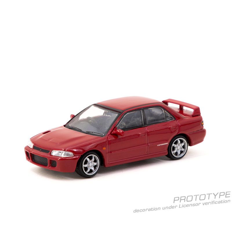 TW Tarmac Works 1:64三菱 蓝瑟EVO Lancer GSR红色 合金汽车模型 - 图3