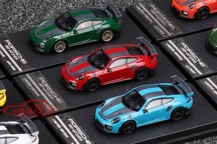 现货原厂1:64保时杰911 GT2 RS限量版2020收藏摆件合金汽车模型-图2