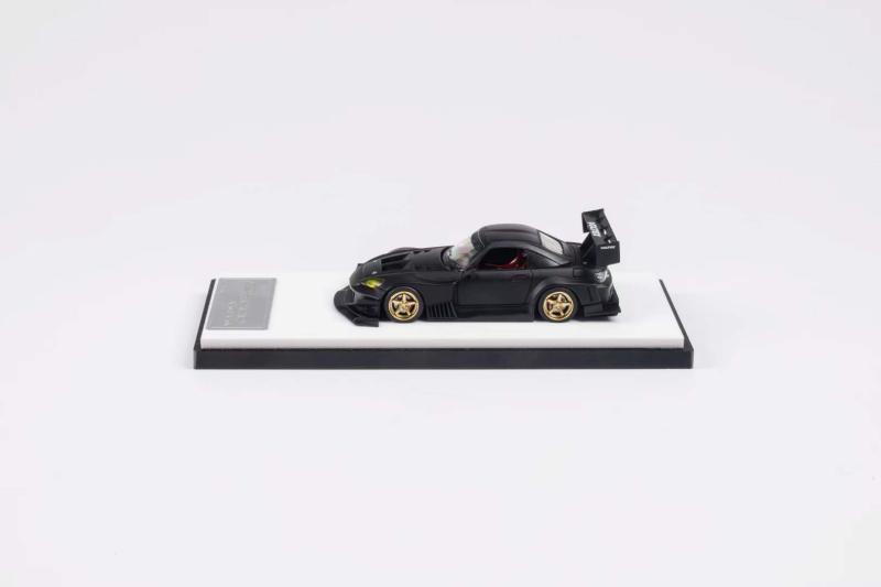 现货MT开盖版MicroTurbo 1:64本田S2000 JS Racing磨砂黑汽车模型-图0