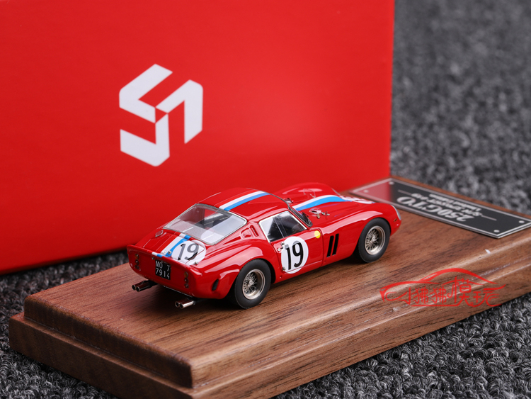 SCM现货MY64限量版1:64法拉力250GTO 1964勒芒赛车19#112汽车模型 - 图0