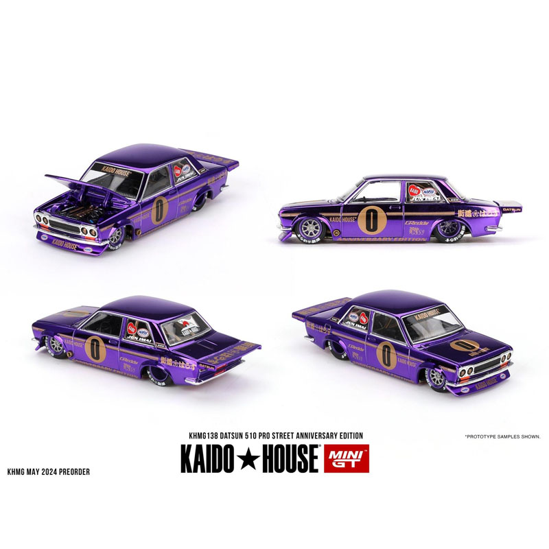 MINI GT 1:64 KAIDO House本田NSX思域EF达特桑510人偶 汽车模型 - 图1