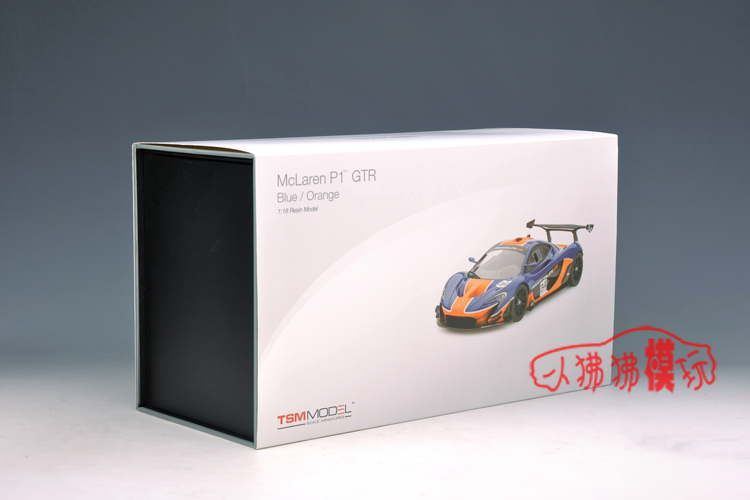 现货TSM 1:18迈凯伦McLaren P1 GTR 34#赛车收藏礼品树脂汽车模型 - 图2