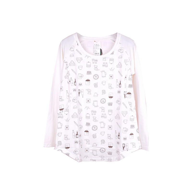 春秋怀孕期睡衣纯棉孕妇上衣长袖产后哺乳衣打底衫产妇喂奶月子服,淘宝优惠券,粉丝福利购,淘宝优惠卷