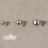 Серебряные двусторонние туфли, аксессуар для сумки, 6-10мм