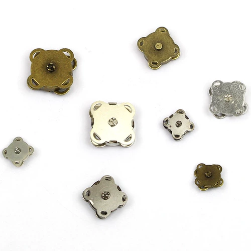 Металлическая серия серии двойной магнитной скрытой ручной шва для магнитной пряжки сливы -кнопка шва для шва для ручного шва.