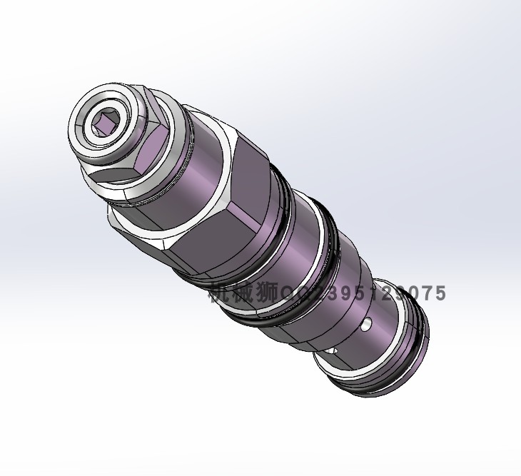 SUN太阳插装阀三维模型全套solidworks模型三维模型标准件库一键 - 图1