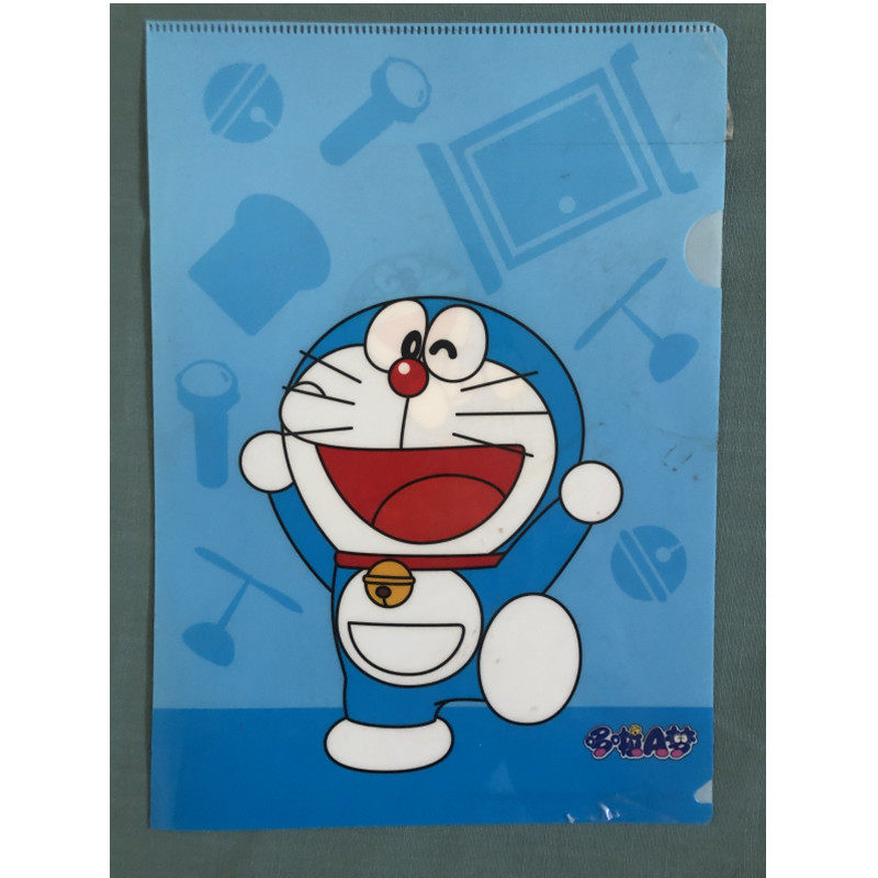 3只装ins风可爱哆啦A梦PVC文件夹单片A4文件袋L夹试卷资料收纳袋  儿童节礼物,淘宝优惠券,粉丝福利购,淘宝优惠卷