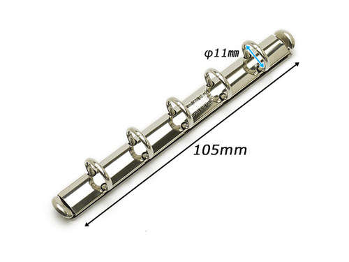 Krause Gillio A8超Mini环 5孔105mm更小 金色[活页夹包含背板] - 图0