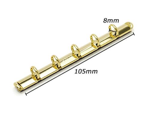 Krause Gillio A8超Mini环 5孔105mm更小 金色[活页夹包含背板] - 图1