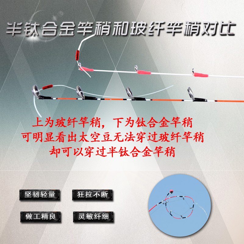 戴家日本进口碳素筏竿1.35米路亚竿黑鲷筏杆船钓微铅岸抛筏钓桥筏 - 图1